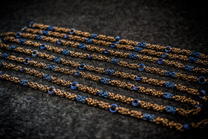 Apo A Nani - Handmade Titanium Necklace - "Running Shorelines"
