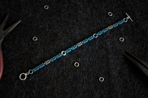 Apo A Nani - Handmade Titanium Bracelet #5 - "Shore Waters"