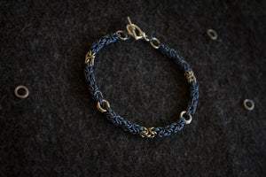 Apo A Nani - Handmade Titanium Bracelet #6 - "Deep Sea"