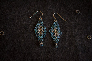 Apo A Nani - Handmade Titanium Earrings #5 - "Lagoon"