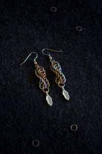 Apo A Nani - Handmade Fashion Earrings #4 - "Twist" - Bronze