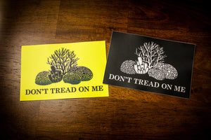 "Don't Tread on Me" - Coral Reef Sticker from West Maui Design Co.
