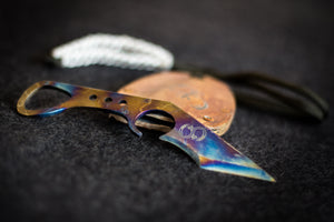 "Hoapi'li" - Handmade Titanium Knife - Seaforged Bladeworks