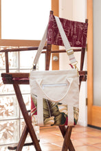 The "Old Maui" Handmade Canvas Bag - Made in Maui, Hawaii - West Maui Design Co. - Floral Red and Duck Canvas